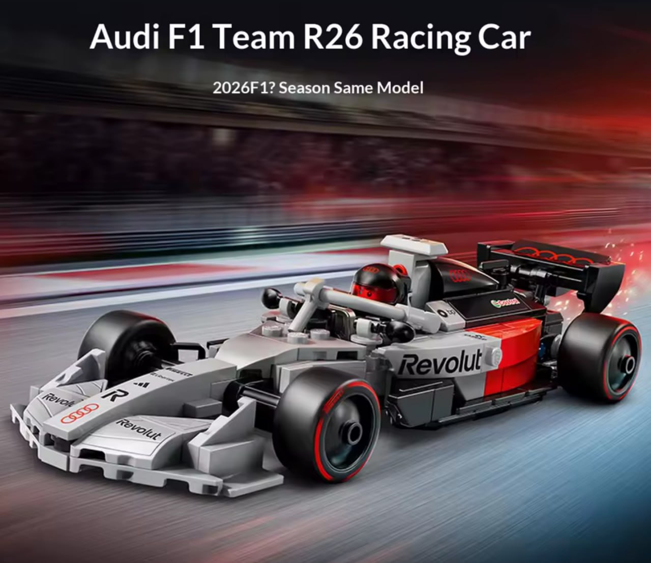 Audi Revolut F1 Team R26 Race Car