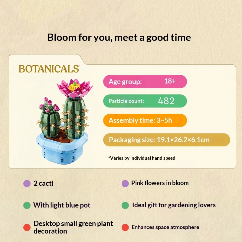 תמונה 3 של Blocs de construction série plantes et